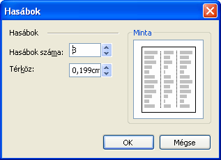 10 SZÖVEGKERET MŰVELETEK káció kinyomtatása előtt az alkalmazott oldalszámnak megfelelően módosítani kell a névelőn (az a(z) szövegből értelemszerűen töröljük a zárójeleket). 1-2.