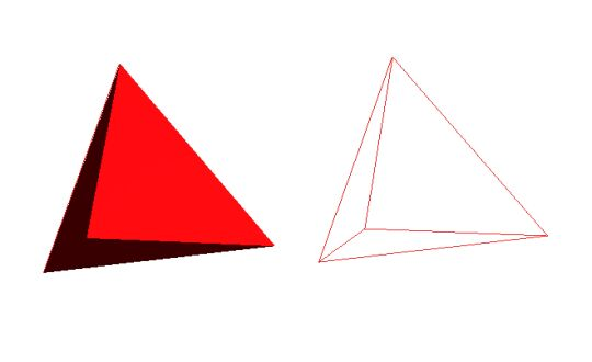 8.8. ábra. Háromszög alapú gúla, tetraéder magasságát (bármelyik csúcsból a szemközti lapra állított mer leges szakasz hosszát). Legyen továbbá P a tetraéder egy tetsz leges bels pontja.