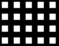 Optikai csalódások Az alapsor :m :h eljárás :m darab zöld belsejű és határvonalú négyzetet rajzoljon egy sorba, az alapmozaik :n :m :h