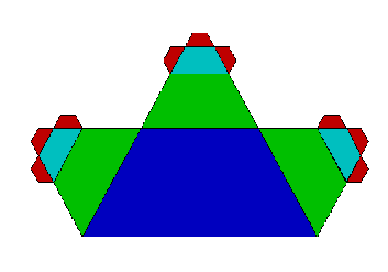 :hanyadik+1 j 60] előre :oldal jobbra 60 balra 60 trapéz :szint-1 :oldal/2 :hanyadik+1 jobbra 60 előre :oldal jobbra 60 ha maradék :hanyadik 2=1 [balra 60 trapéz :szint-1