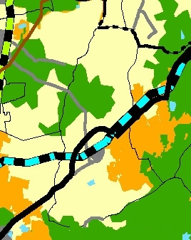 Korábban (az előző rendezési tervmódosítás idején) a erületfelhasználási rendszere Hajdúsámson Város területét (kivéve az igazgatási terület észak-nyugati szélét, amely vegyes területfelhasználású