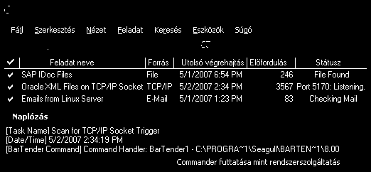 Intelligens varázslók Számos varázsló vezeti végig lépésről lépésre a kritikus tervezési pontokon, amelyek a nyomtatási teljesítményt és a címkeszabványokkal való kompatibilitást befolyásolhatják.