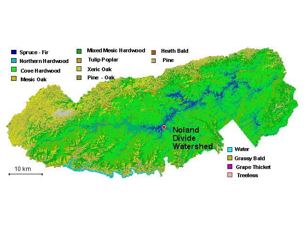 Térbeli közösségmintázatok Gradiens analízis Great