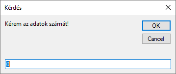 InputBox InputBox(prompt[,title][,default]) prompt - Tájékoztató üzenet.