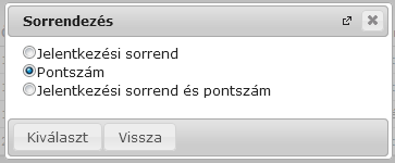 A sorok lenyithatók, az alárendelt sorokon a jelentkező kollégiumi jelentkezései jelennek meg, látható a Sorrend, Kollégiumi és Kollégiumi kód.