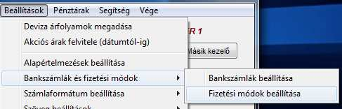 Amikor már nem használ egy bankszámlaszámot, azt törölje ki a listából, így nem lehet olyan, hogy a számlázásnál esetleg rosszat választ ki.