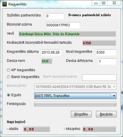 Értelemszerűen, ha nem akar külön bankszámlát kötni hozzá, nem szükséges megadnia: Amint felvisz egy új fizetési módot, az meg fog