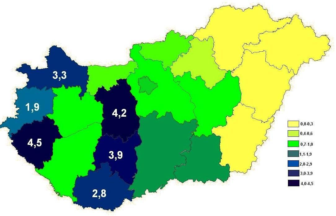 48 Epinfo Az esetek 58%-a ulceroglanduláris (73); 33%-a glanduláris (42); a fennmaradó (11) 9% thoracális, typhosus, septicus és egyéb formában jelentkezett.