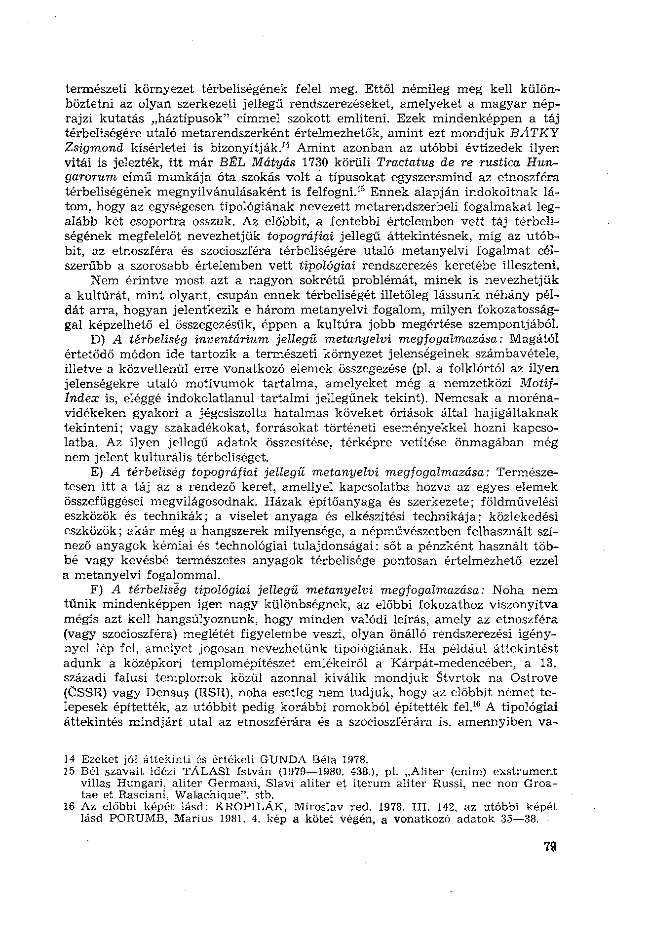 természeti környezet térbeliségének felel meg.