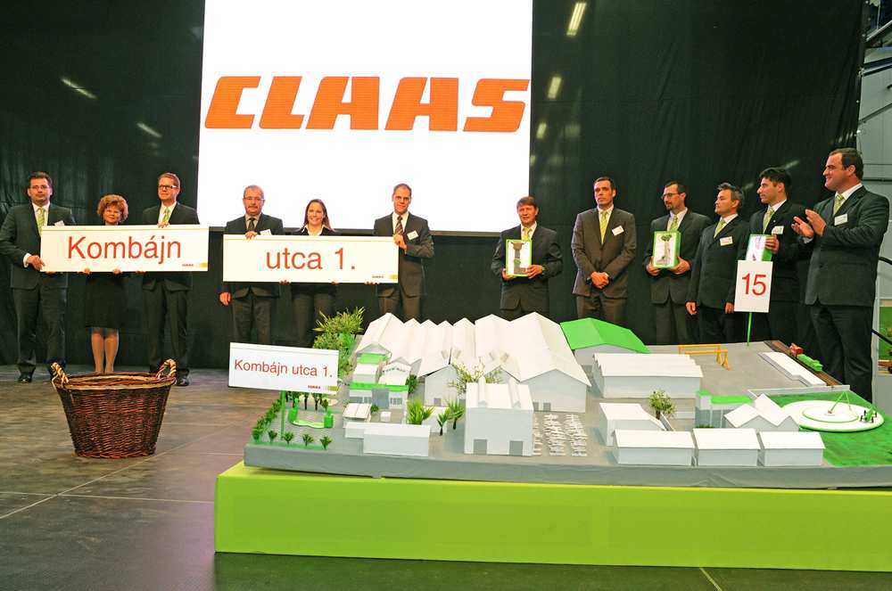 A beruházással a CLAAS a törökszentmiklósi központot európai jelentőségűvé fejlesztette.