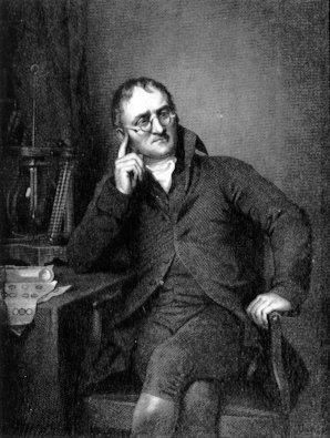 John Dalton (Eaglesfield, 1766. szeptember 6. - Manchester, 1844. július 27.) angol fizikus és kémikus volt, az atomelmélet védelmezője. Hatéves korában derült ki róla hogy dikromata (színtévesztő).