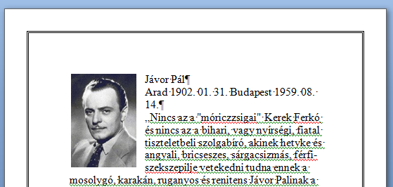 A kép magasságának 2,65 cm-re módosítását kétféleképpen tehetjük meg.