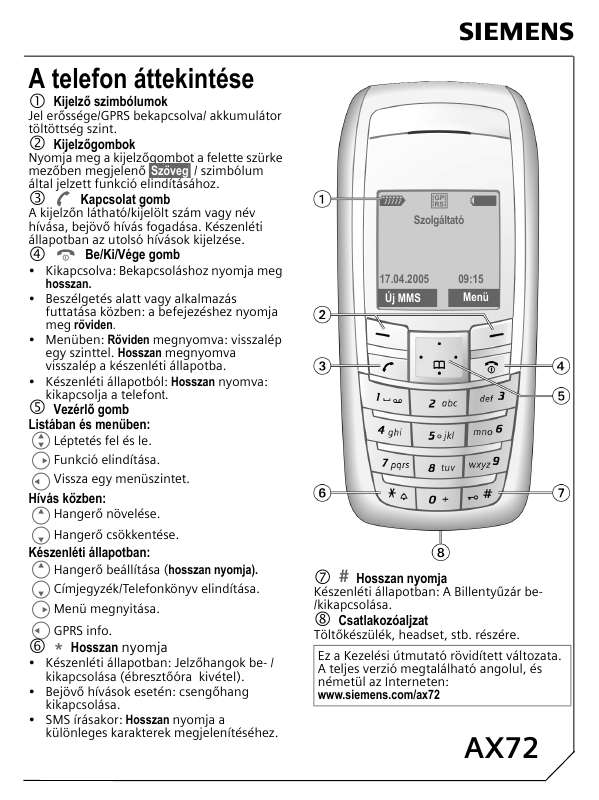 stb). Részletes információt az oldal használatáról a Felhasználói Kézikönyvben talál.