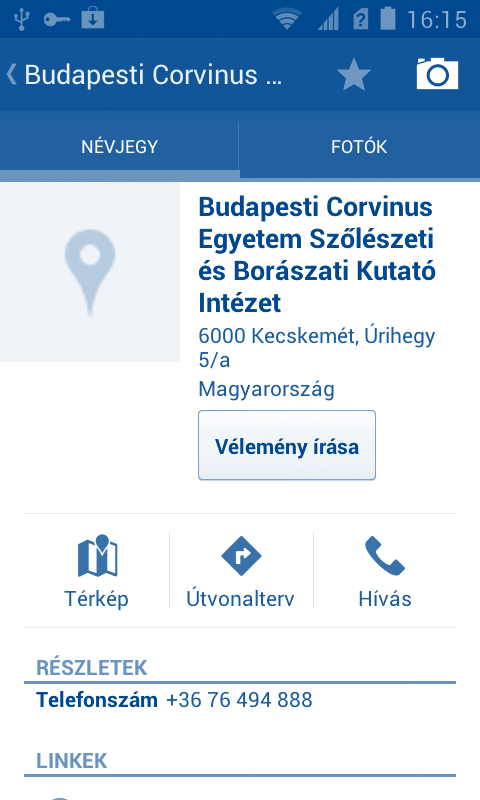 9.3.2 Csillaggal jelölt elemek listájának megtekintése Érintse meg a Térkép alkalmazás jobb felső sarkát, majd érintse meg a Saját helyek pontot.