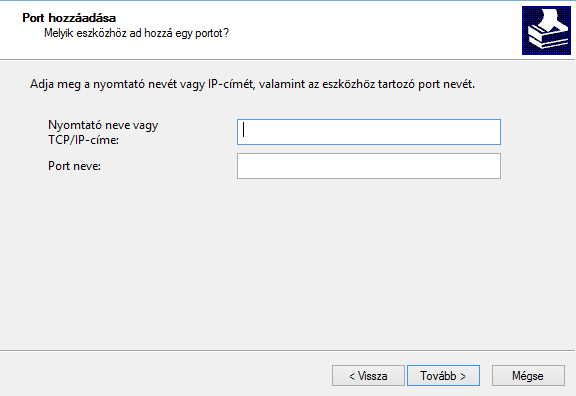 Windows/A szoftverkiválasztás képernyőjének megjelenítése (normál folyamat) Telepítés más számítógépekre Portváltoztatás 1 6./11 lépés Portváltoztatás 1.