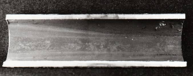Φ57*5 mm méretű) orrcső mehibásodását követően kiváott mintadarabon elvézett vizsálat [4.