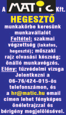 Egyedi bútorokat gyártó cégünkhöz keresünk munkájára igényes kollégát. Előny: bútoriparban való jártasság / végzettség, 1-2 év szakmai tapasztalat, csapatban való munkavégzés képessége.