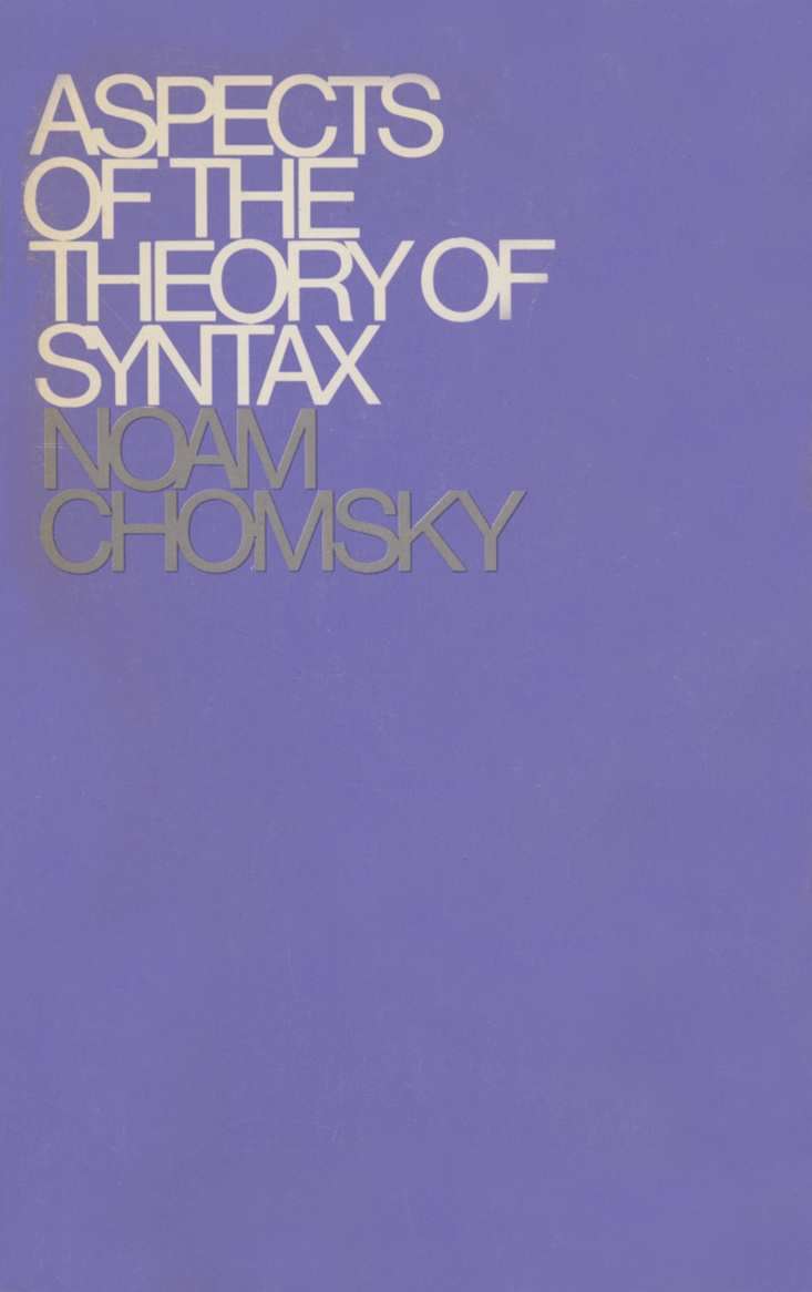 Új kutatási program: Noam Chomsky 1965 Katz & Fodor