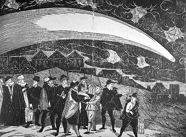1577: egy hatalmas üstökös jelenik meg bizonyítja: Nem mérhető a parallaxisa, ezért messze van (a Holdnál legalább hatszor messzebb) égi jelenség (nem légköri) Változik,