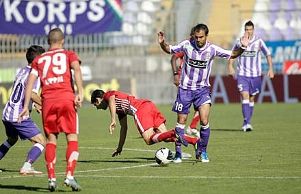 Hazai pálya - NB I.. forduló Újpest FC Diósgyőri VTK - (-) Szusza Ferenc Stadion, 79 néző. Vezette: Kovács J. Zoltán (Albert István, Szalai Dániel). Újpest: Balajcza Üveges (Wilson 7.