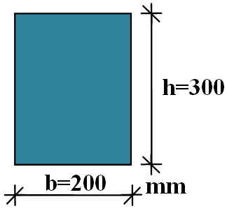 A téglalap keresztmetszetű gerenda végeselemes modellje a (.8)-as ábrán látható.