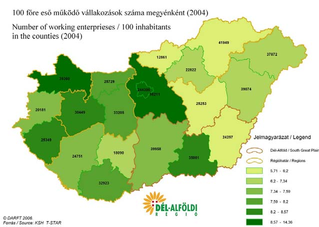 A területi GDP jelentős részét a vállalatok hozzáadott értéke alkotja.