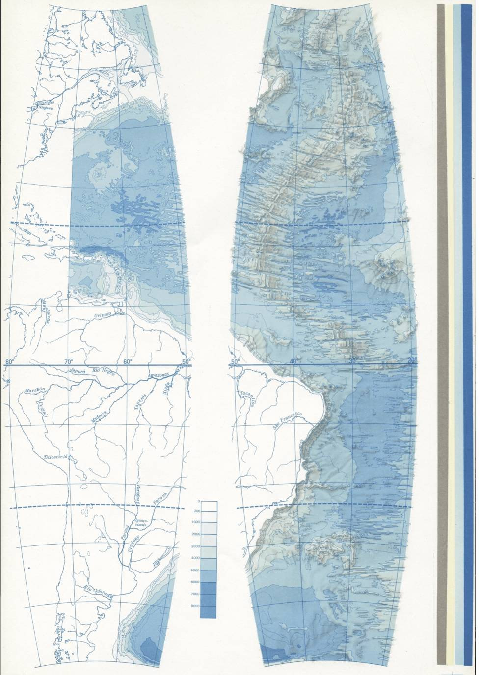 vább) mélységvonalai előállíthatók az akkor elképzelt részletességű, és a Világtenger egészére egységesen megvalósítható ábrázolás alapján.