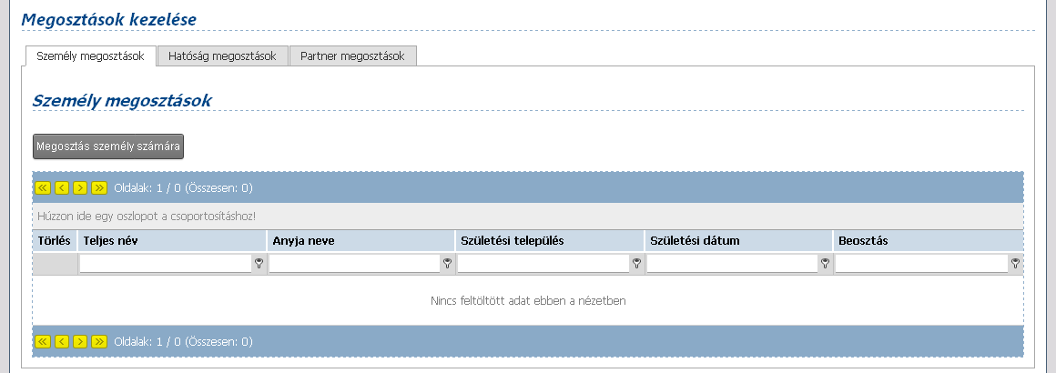 A kérelem benyújtása előtt a tárhely gazdája a tárhelyet létrehozó személy.