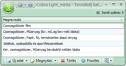 új Érvényesség kezdete dátummal új egységdíjjal új sor vehető fel.