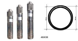 MÉLYKÚTI SZIVATTYÚK 4SKM INOX PERIFÉRIKUS CSŐKÚT SZIVATTYÚ A 4SKM szivattyú sorozat elsősorban kis családi házak, telkek és kertek