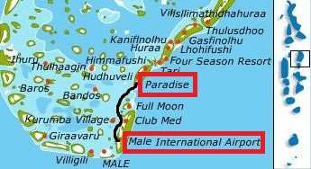 MALDÍV szigetek : THE HAVEN -PARADISE ISLAND - Észak-Malé Atoll Lankanfinolhu North Male' Atoll PO Box 2073.