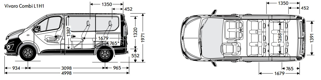 1628 Fordulókör (m) L1 L2 Padkától padkáig 11,8 13,2 Ütközőtől ütközőig 12,4 13,7 Belső méretek (l) L1 L2 Raktér