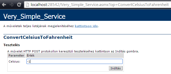 Simple_Service A Simple_Service az előzőzőhöz képest annyival tud többet, hogy itt a kérésekre küldött értékeket kétfajta adatforrásból (string-eket tartalmazó mátrix, xml fájl) kiolvasva