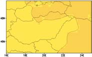 A változások térbeli eloszlását a 4.18.