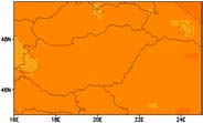 Ősz Tél A1B Várható hőmérsékletváltozás ( C),