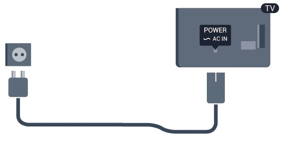 50"-os készülékek esetén Bár ez a TV-készülék rendkívül keveset fogyaszt készenléti üzemmódban, energiatakarékossági megfontolásokból húzza ki a hálózati kábelt, ha hosszabb ideig nem használja a