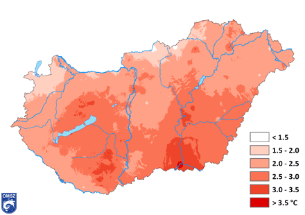 5.2. Élőhely-fennntartás, kezelés 5.2.1. Az élőhelyeket érintő jelentősebb ökológiai állapotváltozások Időjárási anomáliák A 2012.