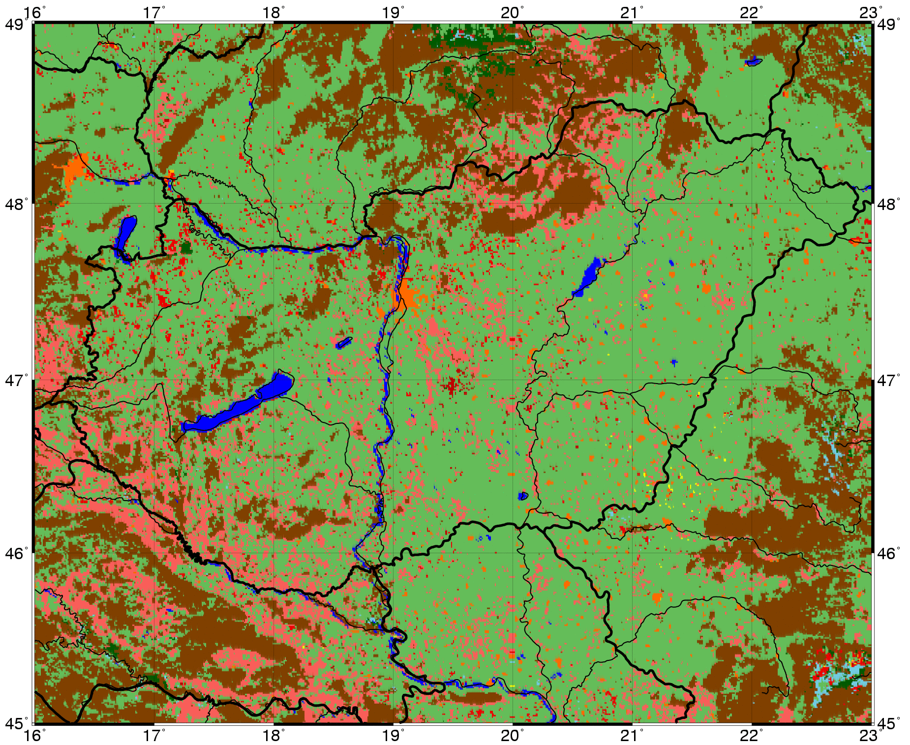 7. ábra: Az USGS felszínhasználat