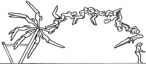 505 Swing fwd to double salto bwd tucked with 1½ turn (540 ) 6.