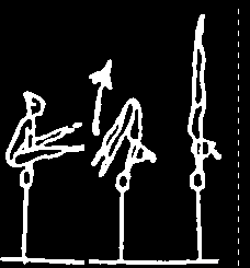 ½ turn (180 ) in hstd. 1.