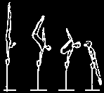 311 Jump with stretched hips to planche (2 sec.) 1.