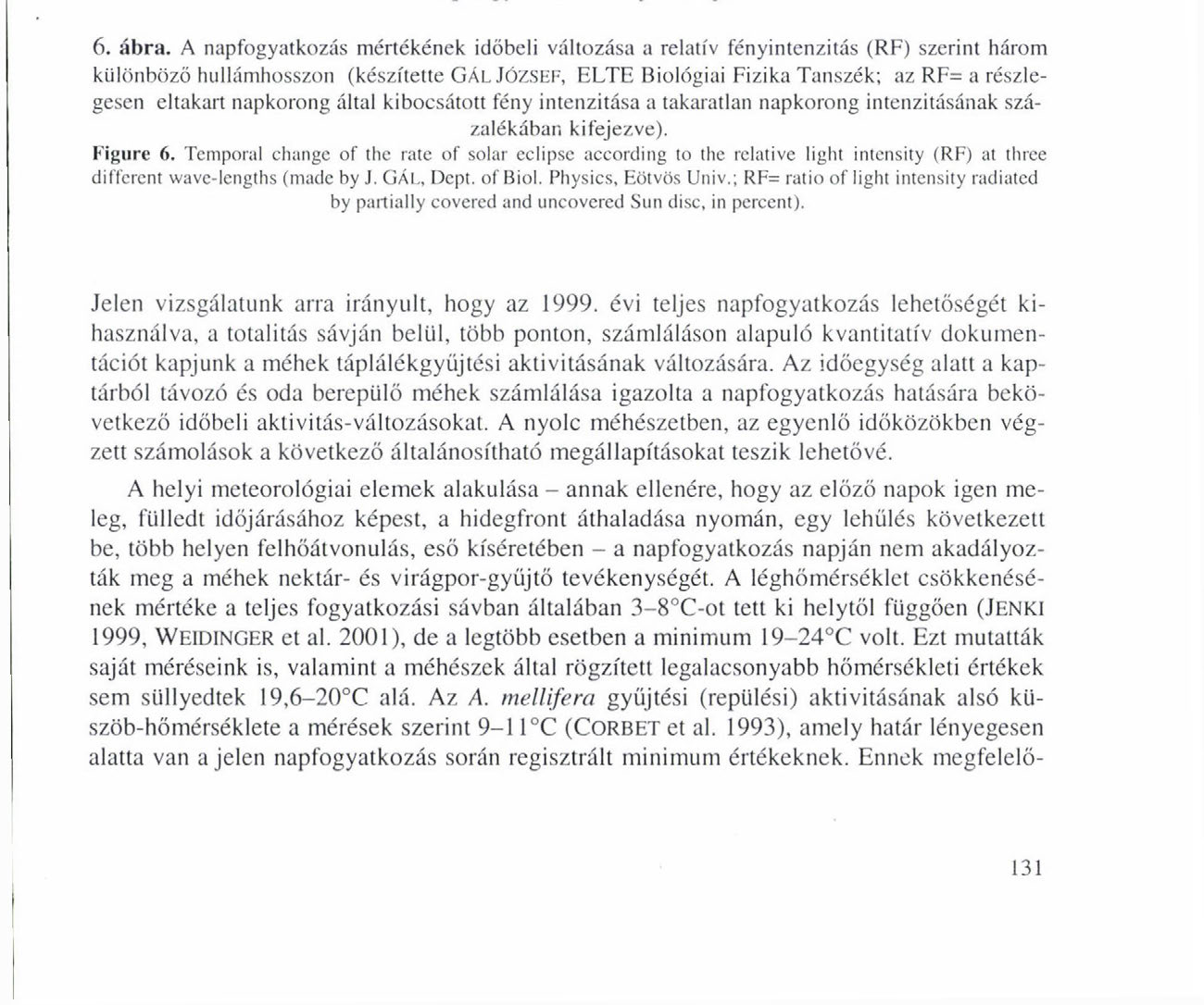 TF.UES NAPFOGYATKOZÁS HATÁSA MF.HEKRE 6. ábra.