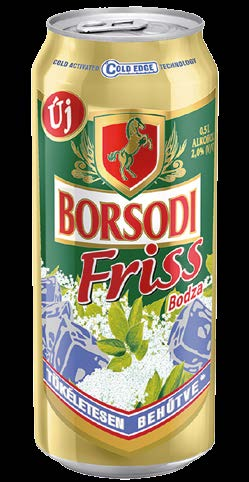 Borsodi Friss dobozos - Bodza - Citrom