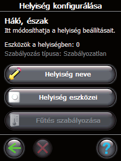 Danfoss Link CC - Konfigurálás 6: Helyiségeszköz hozzáadása A megfelelő jelerősség biztosítására az egységeket a szerelési terv alapján, sorrendben adja hozzá. 1. Válassza Helyiségek és eszközök 2.