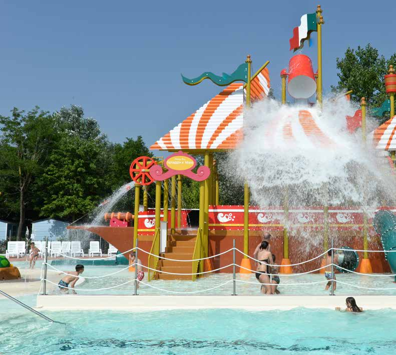 Po Delta Park Riviera Water, zon en een glimlach Fun is een serieuze zaak in Comacchio.