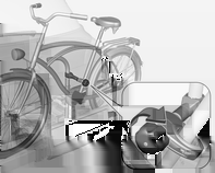 58 Tárolás 2. Rögzítse a rövid tartókeretet a kerékpár vázához. A rögzítéshez forgassa a gombot az óramutató járásával megegyező irányba. 3.