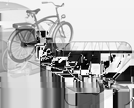 Tárolás 59 5. A hátsó kerékpár mindkét kerekét erősítse hozzá a keréktartókhoz is, a hevederek segítségével.
