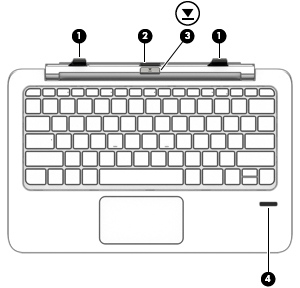 Részegység Leírás MEGJEGYZÉS: Ha ismét lenyomja a Windows billentyűt, visszatér az előző képernyőre. *Ezek az antennák a számítógépen kívül nem láthatók.