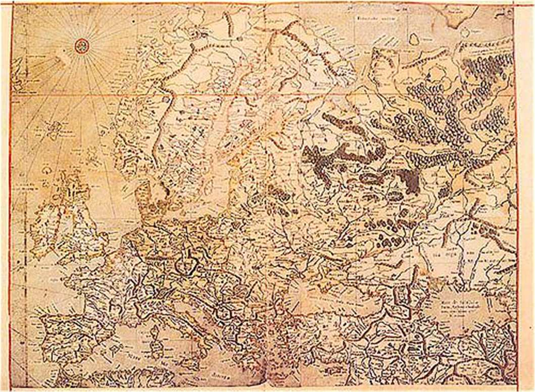 1569-ben megalkotta világtérképét, amelyen a hajózási vonalak, a loxodrómák egyenesek voltak.
