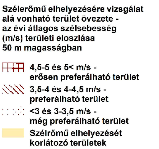 művelésre másodlagosan alkalmas területek övezete a módosítási területet érinti.